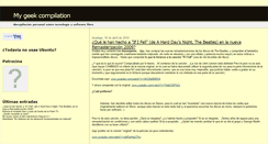 Desktop Screenshot of mygeekcompilation.blogspot.com
