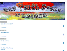 Tablet Screenshot of incarnationyouthnews.blogspot.com