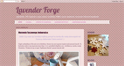 Desktop Screenshot of lavenderforge.blogspot.com