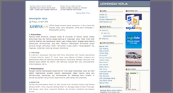 Desktop Screenshot of kerja-lowong.blogspot.com