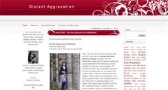 Desktop Screenshot of distantaggravation.blogspot.com