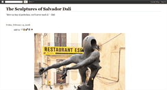 Desktop Screenshot of dalisculptures.blogspot.com