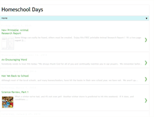 Tablet Screenshot of hsdays.blogspot.com