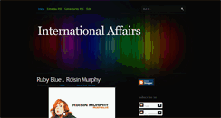 Desktop Screenshot of affaire-internationale.blogspot.com