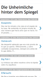 Mobile Screenshot of dieunheimlichehinterdemspiegel.blogspot.com