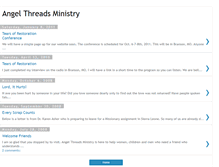 Tablet Screenshot of angelthreadsministry.blogspot.com