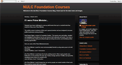 Desktop Screenshot of foundationnulc.blogspot.com