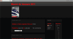 Desktop Screenshot of masini-vanzare2011.blogspot.com