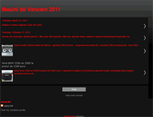 Tablet Screenshot of masini-vanzare2011.blogspot.com