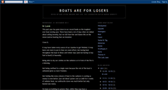 Desktop Screenshot of boatsareforlosers.blogspot.com