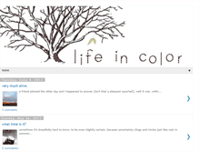 Tablet Screenshot of lifencolor.blogspot.com