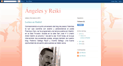 Desktop Screenshot of angelesdeluzyreiki.blogspot.com