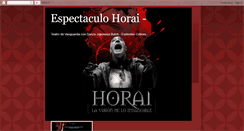 Desktop Screenshot of espectaculohorai.blogspot.com