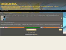 Tablet Screenshot of cienciactivalnp.blogspot.com