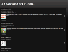 Tablet Screenshot of lafabbricadelfuoco.blogspot.com