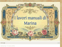 Tablet Screenshot of ilavorimanualidimarina.blogspot.com