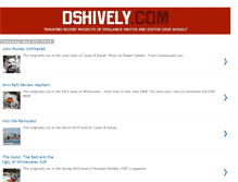 Tablet Screenshot of dshively.blogspot.com