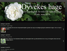 Tablet Screenshot of dyvekeshage.blogspot.com