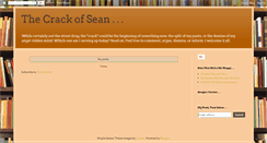 Desktop Screenshot of crackofsean.blogspot.com