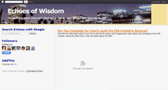 Desktop Screenshot of echoesofwisdom.blogspot.com