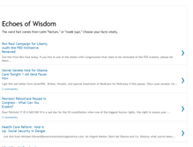 Tablet Screenshot of echoesofwisdom.blogspot.com