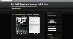 Desktop Screenshot of htc-hd2games.blogspot.com