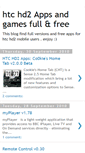 Mobile Screenshot of htc-hd2games.blogspot.com