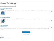 Tablet Screenshot of etrtech.blogspot.com