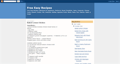 Desktop Screenshot of free-easy-recipes.blogspot.com