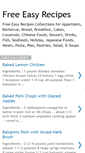 Mobile Screenshot of free-easy-recipes.blogspot.com