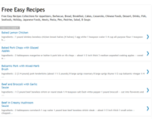 Tablet Screenshot of free-easy-recipes.blogspot.com