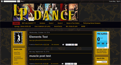 Desktop Screenshot of lphsdance.blogspot.com