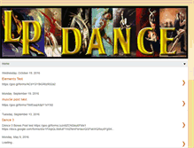 Tablet Screenshot of lphsdance.blogspot.com