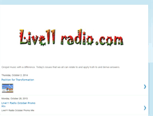 Tablet Screenshot of live11radio.blogspot.com