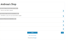Tablet Screenshot of andreaa-shop.blogspot.com