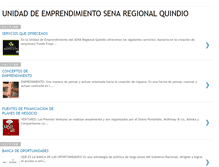 Tablet Screenshot of emprendimientoquindio.blogspot.com