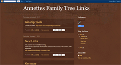 Desktop Screenshot of annettesgenealogy.blogspot.com