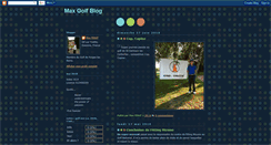 Desktop Screenshot of maxgolfblog.blogspot.com