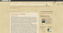 Desktop Screenshot of extraordinaryinspirations.blogspot.com