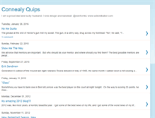 Tablet Screenshot of connealyquips.blogspot.com