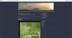 Desktop Screenshot of borneoexplorer.blogspot.com