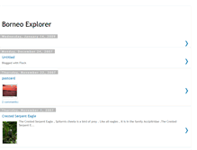 Tablet Screenshot of borneoexplorer.blogspot.com