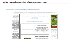 Desktop Screenshot of online-casino-deals-portal.blogspot.com