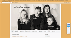 Desktop Screenshot of carissa-adoptionmama.blogspot.com