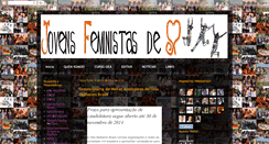 Desktop Screenshot of jovensfeministasdesp.blogspot.com