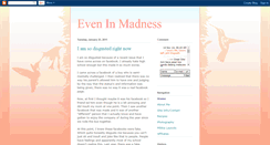 Desktop Screenshot of even-in-madness.blogspot.com