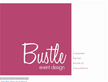 Tablet Screenshot of bustleeventdesign.blogspot.com