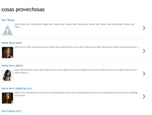Tablet Screenshot of cosas-provechosas.blogspot.com