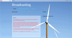 Desktop Screenshot of broadcastingequipments.blogspot.com