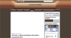 Desktop Screenshot of club-gospel.blogspot.com